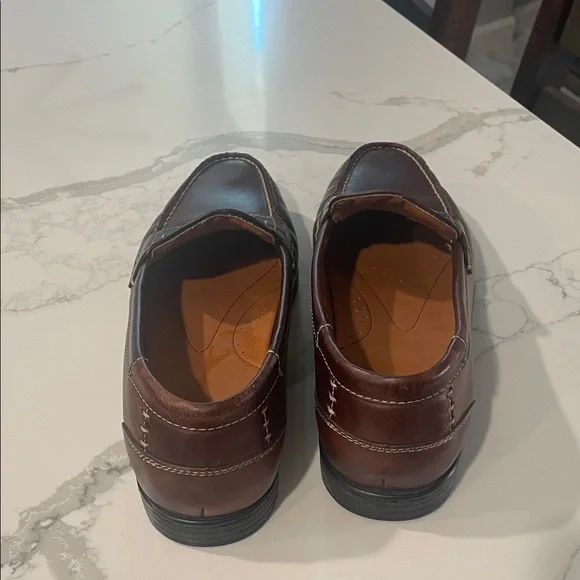 Jos. A. Bank Dark Brown Leather Loafers - Picture 2 of 9